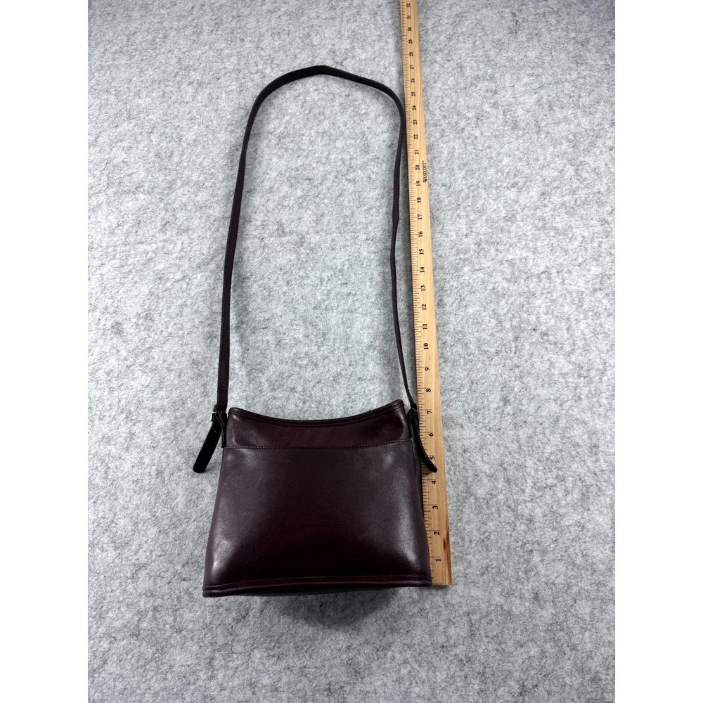 Vintage Coach Mambo 9062 Crossbody Shoulder‎ Bag Women's Brown Mahogany Leather
